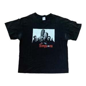 Simpsons true crime 2000s black shirt sleeve men’s size XL